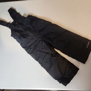 Columbia Kids Black Bib Snowpants Boys Girls Size 3T Snow Pants